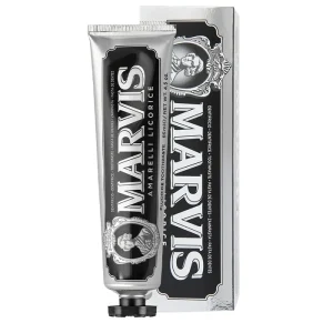 خمیر دندان مارویس شیرین بیان مدل Amarelli Licorice حجم 85 میلی لیتر
