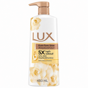 شامپو بدن لوکس Lux Even Tone Glow رایحه گل کاملیا حجم 450 میل