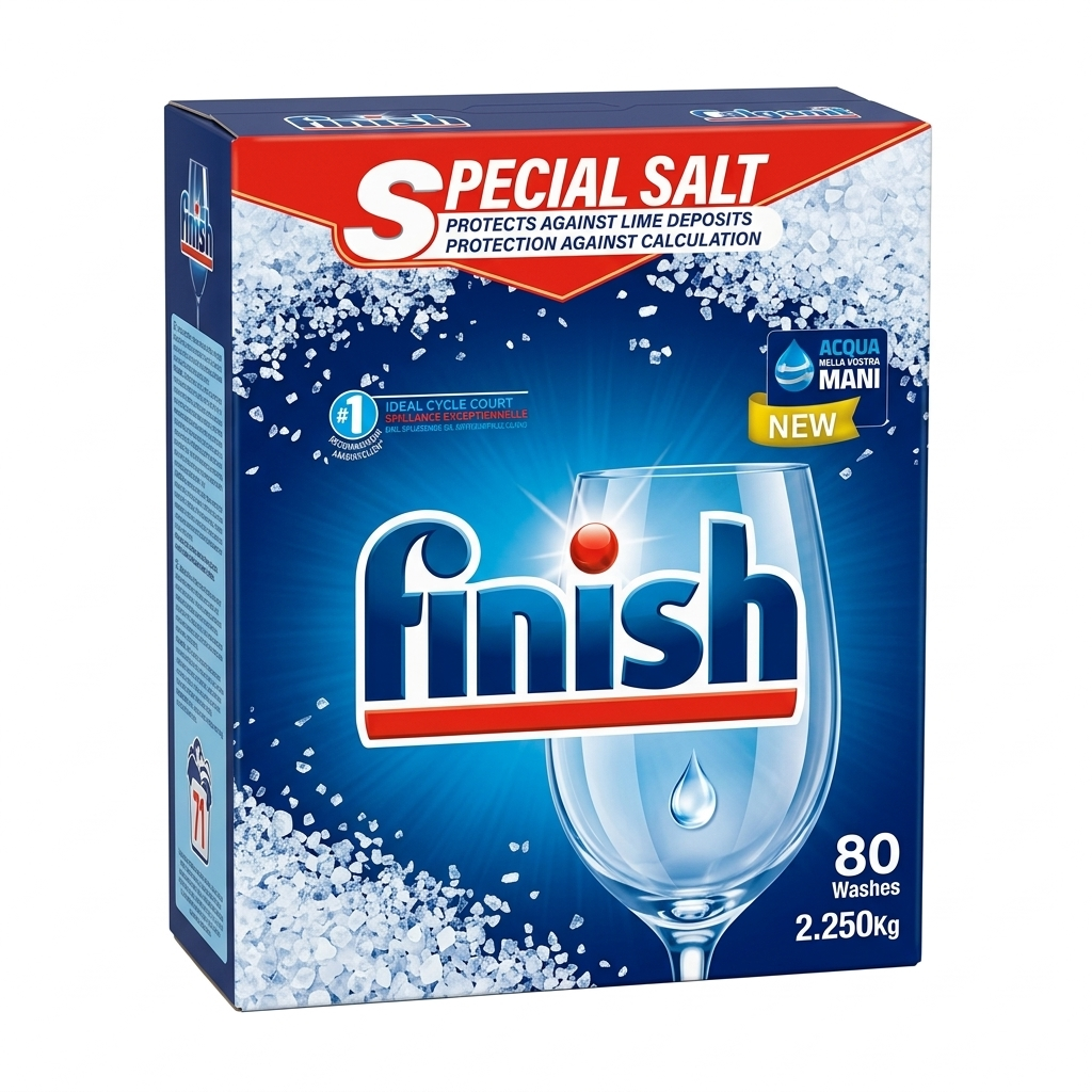 نمک ماشین ظرفشویی فینیش Finish مدل Calgonit وزن ۲.۲۵۰kg