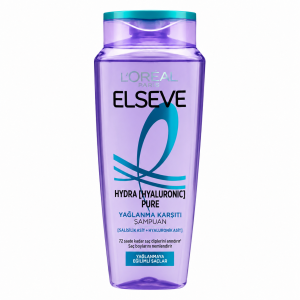 شامپو سر لورآل پاریس Elseve مدل Hydra Hyaluronic Pure حجم 300 میلی لیتر