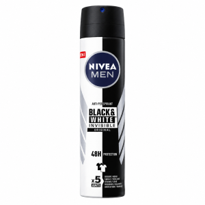 اسپری ضد تعریق مردانه نیوآ Black & White Invisible Original 200 میل