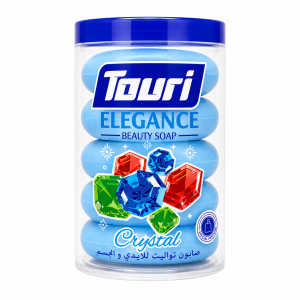 صابون زیبایی تاوری TOWRI Elegance مدل Crystal با رایحه معطر بسته 4 عددی