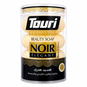 صابون زیبایی تاوری TOWRI Elegance مدل Noir Black Edition بسته 4 عددی
