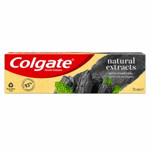 خمیر دندان کلگیت زغال فعال سفید کننده Natural Extracts حجم 75 میل