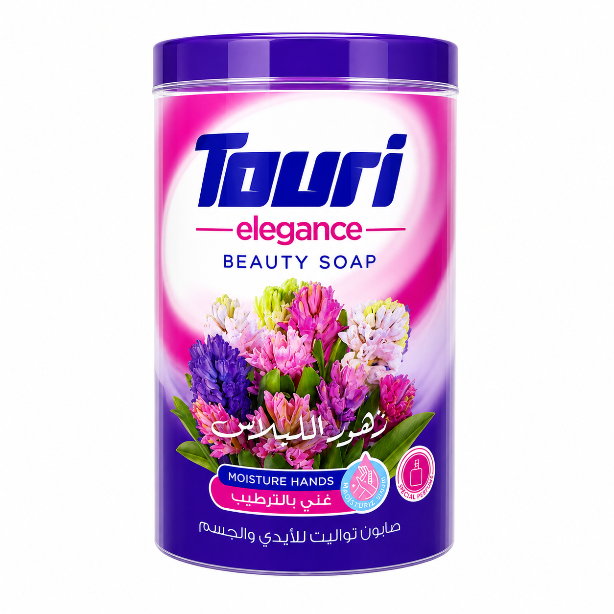 صابون زیبایی و مرطوب کننده دست و بدن تاوری TOWRI Elegance رایحه گل بسته 4 عددی