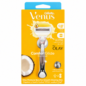 خودتراش زنانه ژیلت ونوس Gillette Venus ComfortGlide Coconut پنج تیغه حاوی Olay