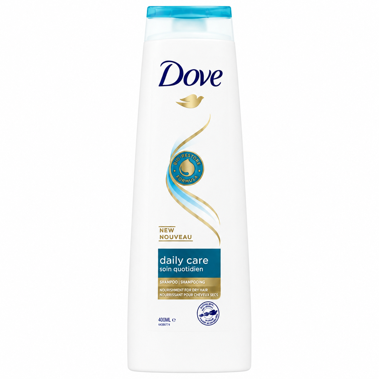 شامپو داو Daily Care مخصوص موهای خشک 400 میل