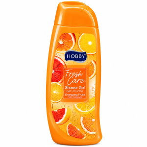 ژل دوش هوبی Hobby Fresh Care Energizing Fruits با رایحه مرکبات انرژی‌بخش حجم 500 میلی‌لیتر