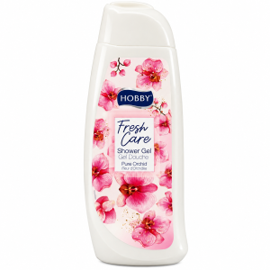 ژل دوش هوبی Hobby Fresh Care Pure Orchid با رایحه گل ارکیده حجم 500 میلی‌لیتر